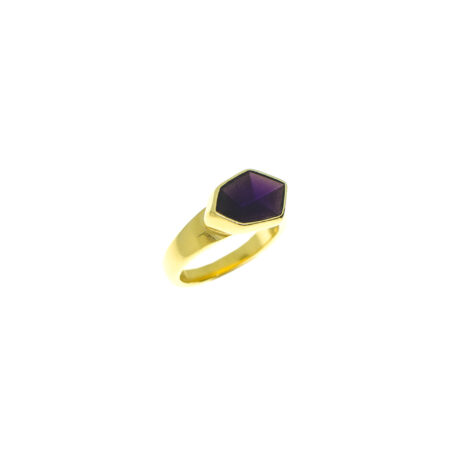 Purple crystal G ΧΡΥΣΟ 17mm
