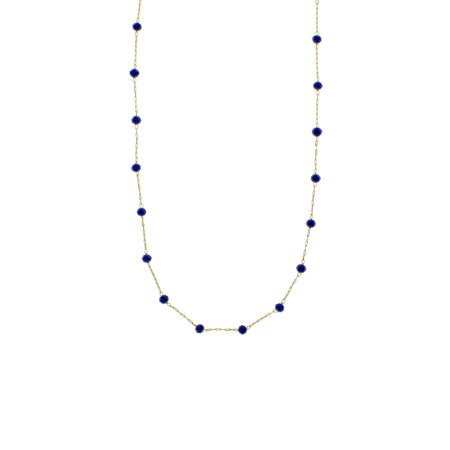 Blue rosary G ΧΡΥΣΟ 41cm
