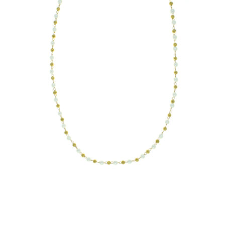 Pearls x golden beads G ΧΡΥΣΟ 40cm