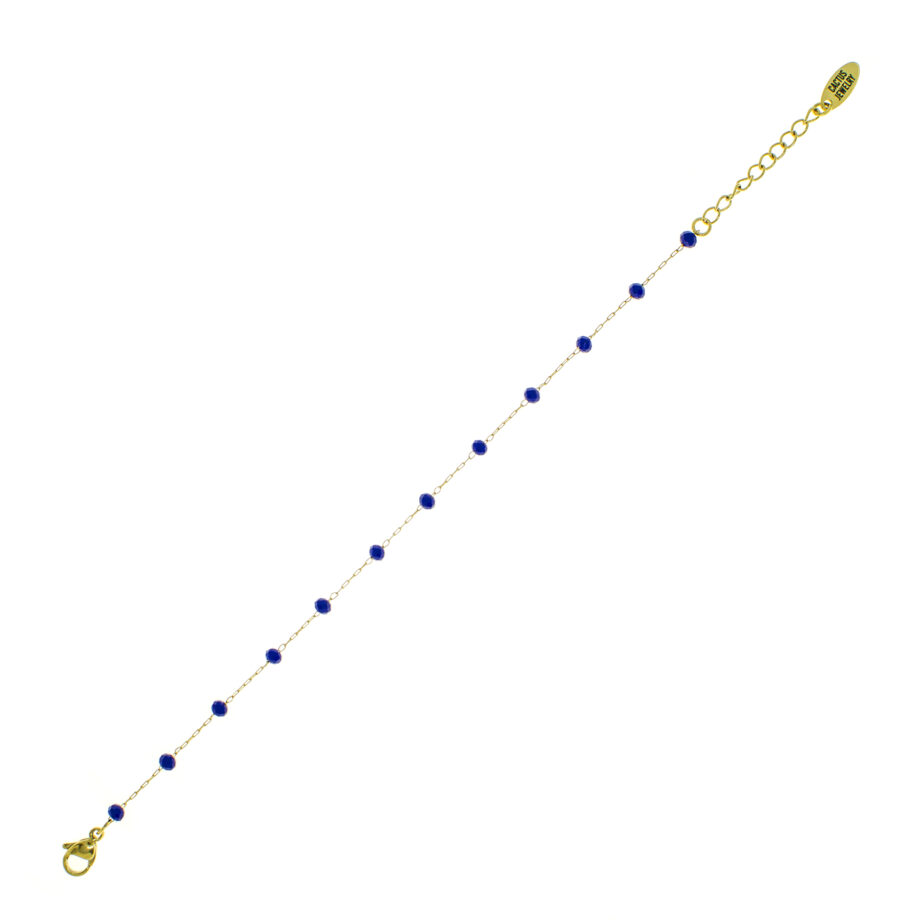 Blue rosary G ΧΡΥΣΟ 15+3cm