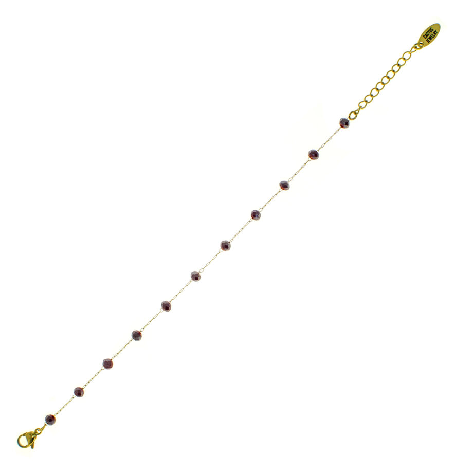 Bordeaux rosary G ΧΡΥΣΟ 15+3cm