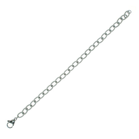 Oval chain S ΑΣΗΜΙ 18cm